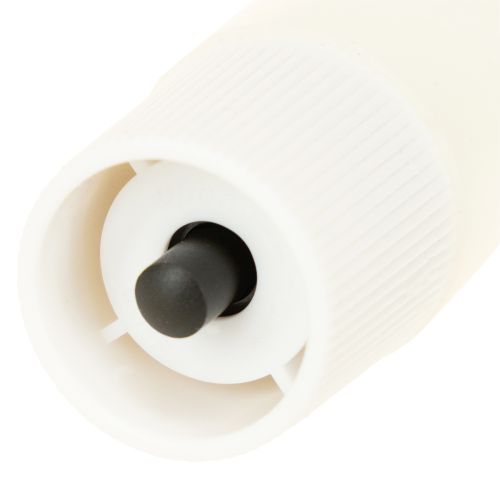 Itens Vela LED creme branco quente cera real H14,5cm 2 peças