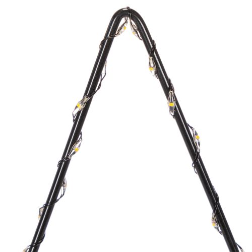 Estrela LED com compartimento para pilhas e suporte para peitoril de janela e mesa, 46 cm | Floristik24.pt