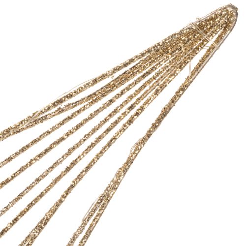 Estrela decorativa de LED feita de arame para pendurar, para uso interno, funciona com bateria, 51 cm | Floristik24.pt