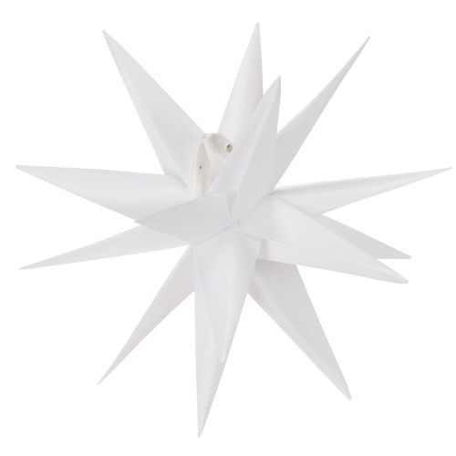 Estrela decorativa de LED, branco quente, para exterior, com temporizador, 40 cm
