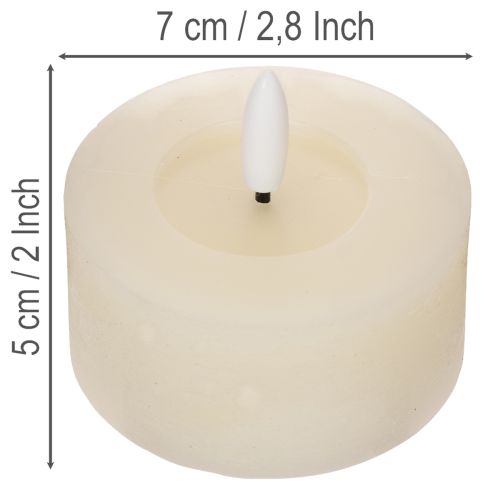Vela de LED, branco quente,