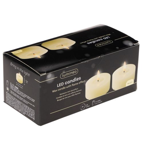 Vela de LED, branco quente,