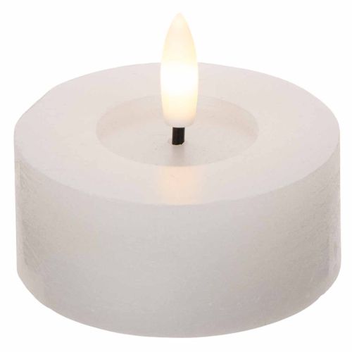 Vela LED XL Tealight Branca de