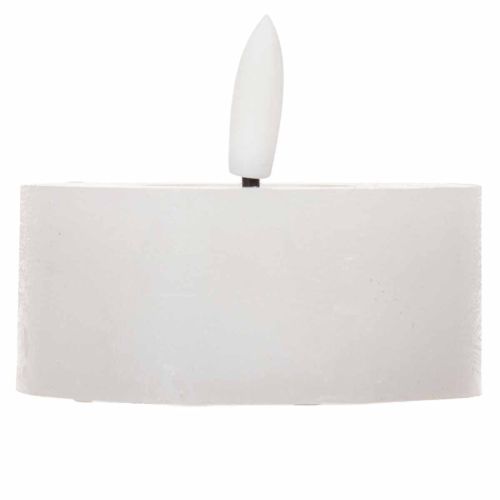 Vela LED XL Tealight Branca de