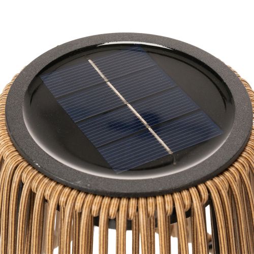 Itens Luminária de mesa LED, ecológica e alimentada por energia solar, para iluminação decorativa externa, 31 cm