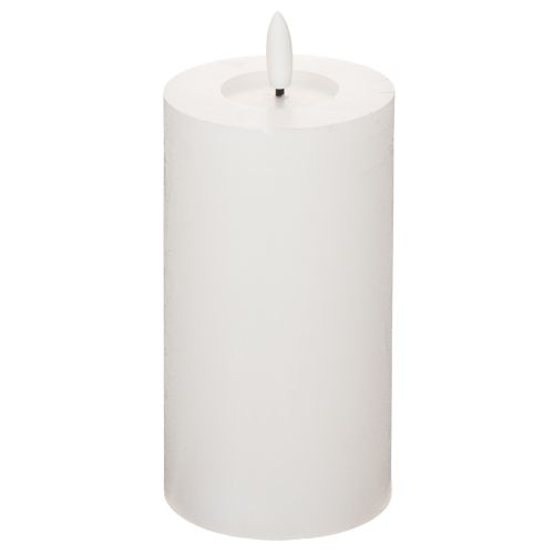 Vela de pilar LED, com efeito de chama tremulante e temporizador, Ø7cm, 16cm | Floristik24.pt