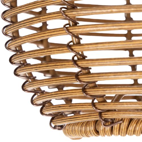 Itens Luminária solar de jardim, estilo rattan, para noites românticas ao ar livre, 86 cm