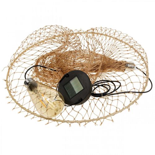 Floristik24 Candeeiro suspenso LED candeeiro solar exterior LED luz Ø36.5cm H60cm