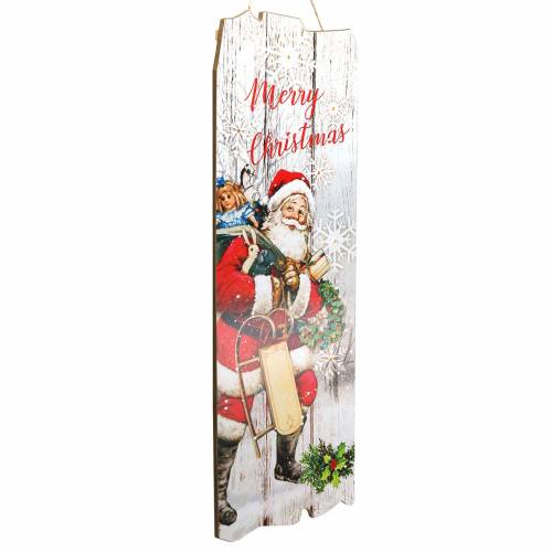 Floristik24 Mural de LED Papai Noel &quot;Feliz Natal&quot; 21 × 60cm para bateria