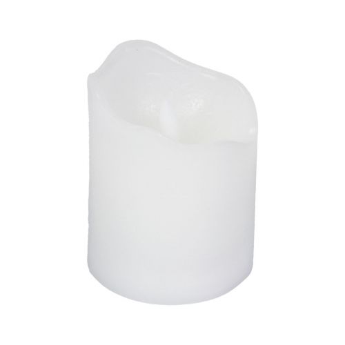 Floristik24 Vela LED com temporizador vela pilar de cera real Ø7cm Alt.9cm
