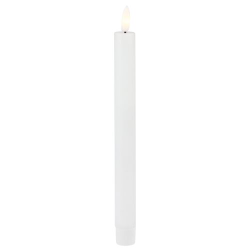 Itens Velas LED com temporizador velas de cera real branca 25 cm 2 unidades