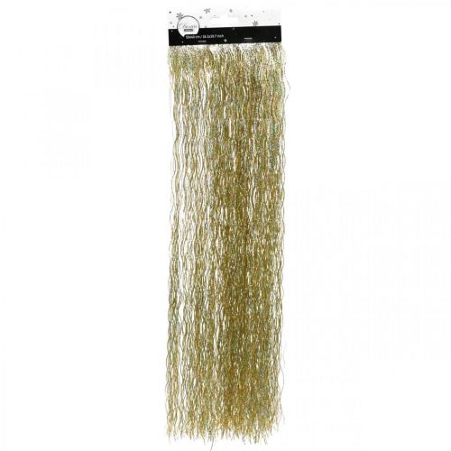 Floristik24 Tinsel Dourado Decoração de árvore de Natal Decoração de Natal 50cm