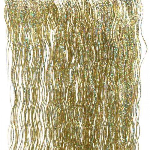 Itens Tinsel Dourado Decoração de árvore de Natal Decoração de Natal 50cm