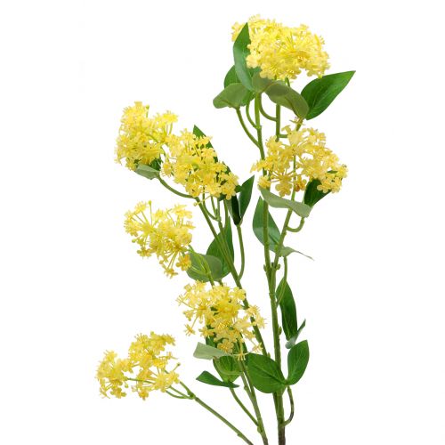 Floristik24 Rosa verde Lantana ramo amarelo artificial 80cm