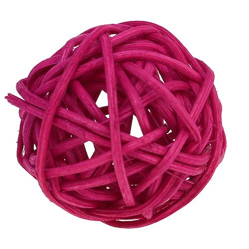 Floristik24 Variedade Lataball 3cm rosa/rosa/lilás 72 unidades