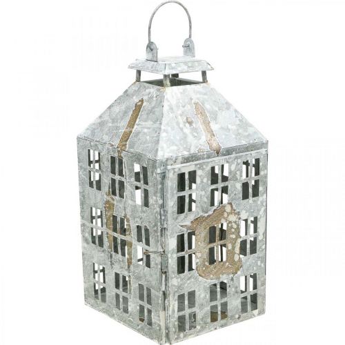 Itens Lanterna decorativa vintage de metal Shabby Chic Alt.35cm