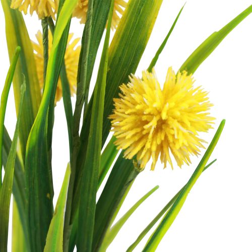 Itens Flores artificiais bola flor allium cebola ornamental amarelo artificial 45cm