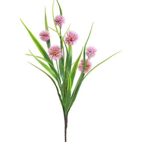 Itens Flores artificiais bola flor allium cebola ornamental artificial rosa 45cm
