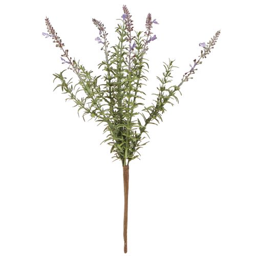 Itens Ervas artificiais de lavanda em um caule com 7 ramos 40cm 3 unidades