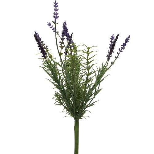 Floristik24 Ramo Artificial de Plantas Artificiais Decoração Lavanda Roxa 36cm