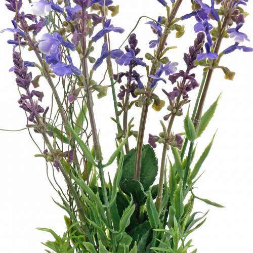 Itens Buquê de lavanda artificial, lavanda roxa decorativa, flores de seda