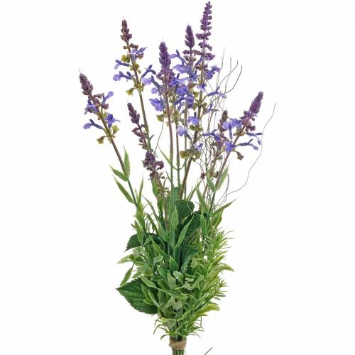 Itens Buquê de lavanda artificial, lavanda roxa decorativa, flores de seda