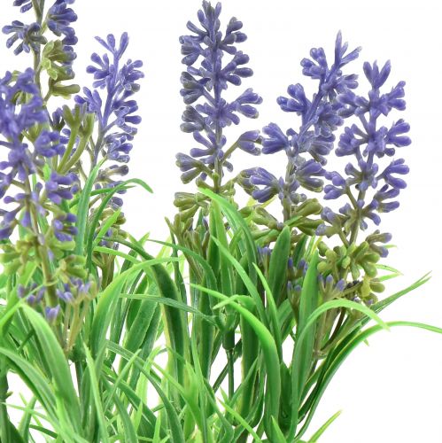 Itens Ramos decorativos de lavanda artificial escolhem roxo 33 cm 4 unidades