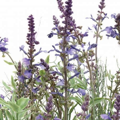 Floristik24 Tigela de lavanda flores de seda artificial lavanda flores plantas falsas