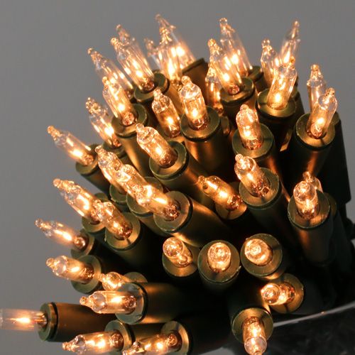 Floristik24 Cadeia leve mini 20 3m para interior verde, branco quente