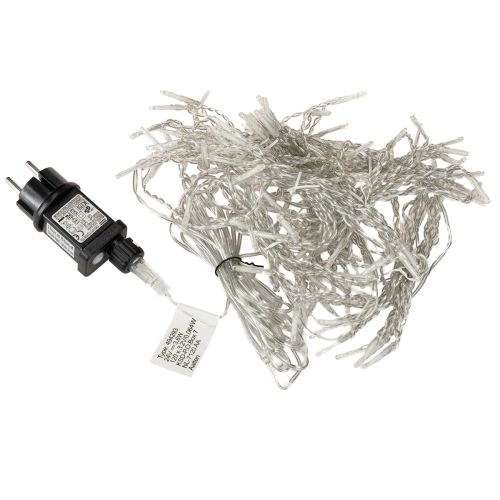 Itens Cortina de luz 120 LED corrente de luz branco quente 100×180cm