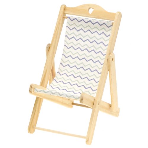 Itens Cadeira de praia Deco em ziguezague H15cm 3 unidades