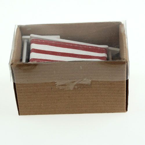 Floristik24 Cadeira de praia decorativa 10cm x 20cm 3pcs