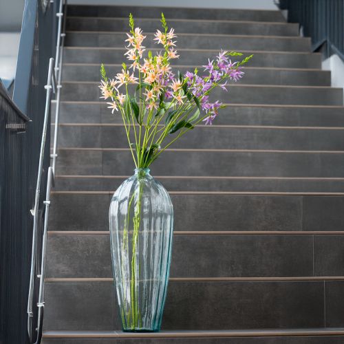 Itens Lírio artificial com haste longa, flor artificial, decoração para quarto de casamento, 110 cm, 2 peças