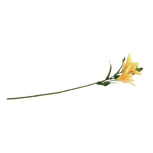 Floristik24 Laranja de lírio artificial L66cm 1p