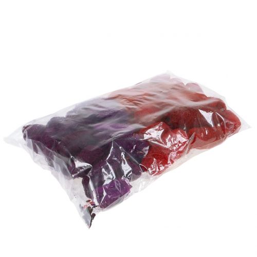 Floristik24 Bucha sortida roxa, vinho tinto 9cm - 12cm 50 un