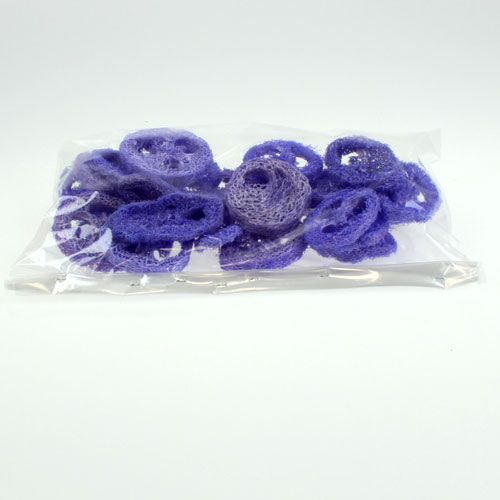 Floristik24 Discos Luffa roxo claro 25 unidades