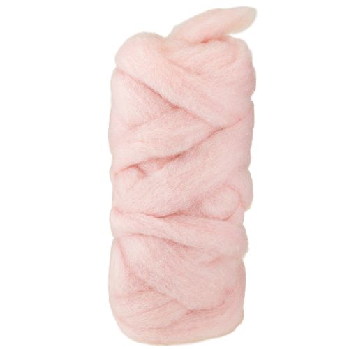Lunte Pink Wool Lunte Natural Wool Impermeável Colorfast 5cm 10m