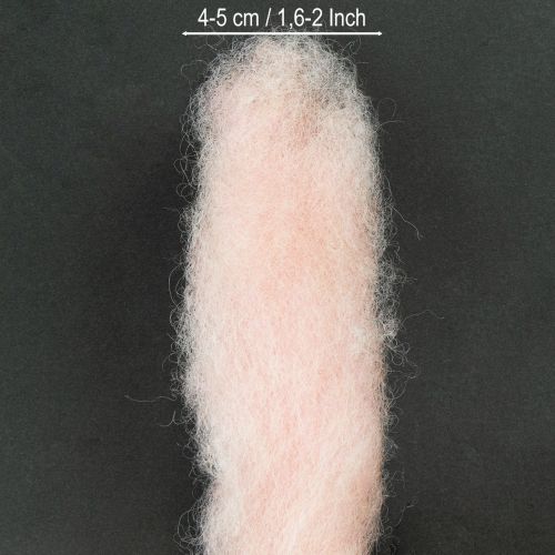Itens Lunte Pink Wool Lunte Natural Wool Impermeável Colorfast 5cm 10m