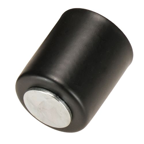 Itens Porta-velas magnético, metal preto, H3cm, 4 peças