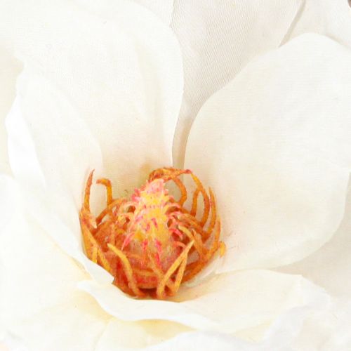 Itens Magnolia Branco Botões de Flores Artificiais Decoração Ramo H40cm 2pcs