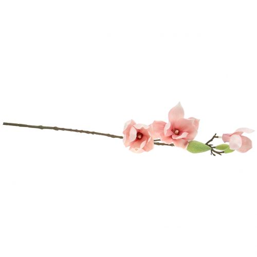 Floristik24 Magnólia rosa claro artificial 70cm