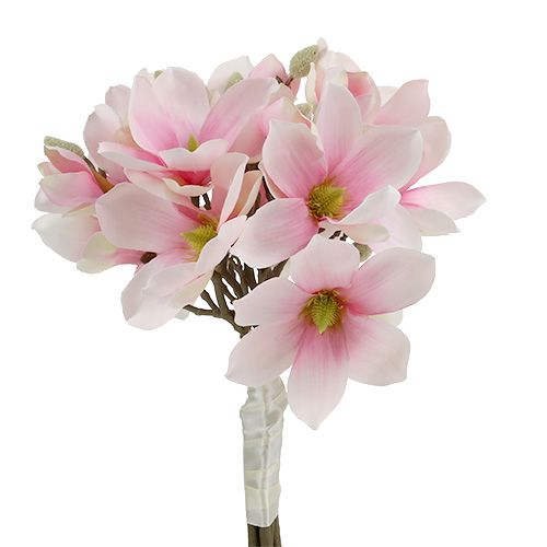 Cacho de magnólia rosa 40 cm 5 unidades