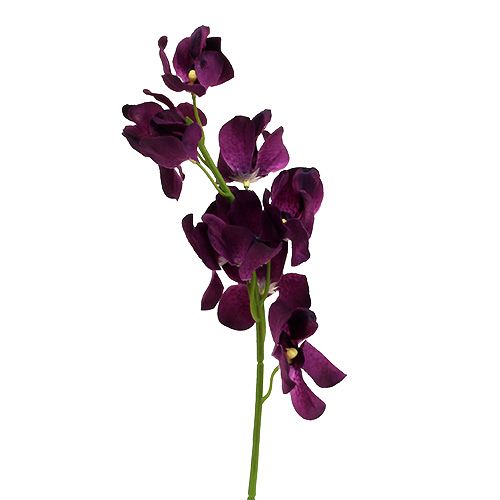 Itens Mokara orquídea roxa 50 cm artificial 6 unidades