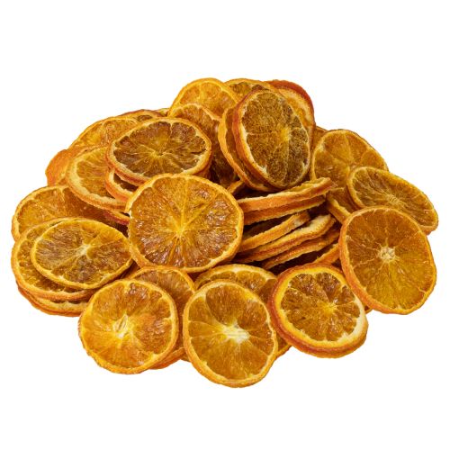 Itens Fatias de tangerina secas decoração natural de Natal 500g