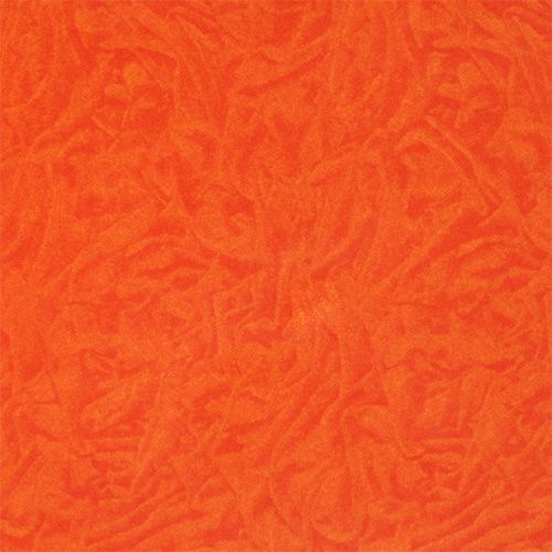 Floristik24 Papel punho laranja-vermelho 25cm 100m