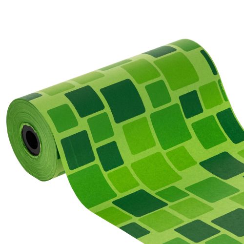 Papel para punhos de buquês de flores com estampa de mosaico, 25cm x 100m comprar | Floristik24.pt