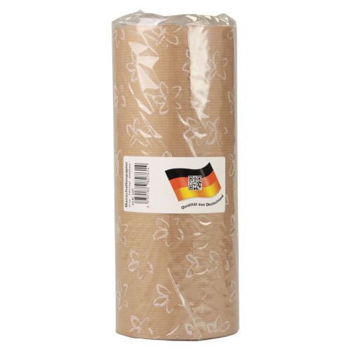 Floristik24 Cuff papel lenço de papel flores naturais 25cm 100m