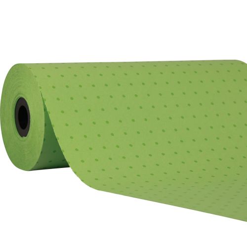 Cuff papel lenço de papel pontos verdes 25cm 100m