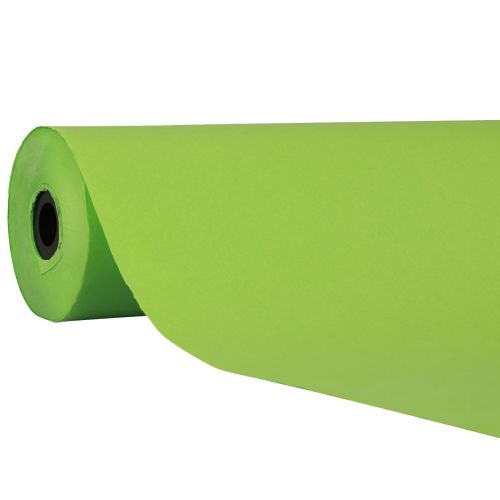 Floristik24 Papel de punho Maio papel de seda verde 37,5cm 100m