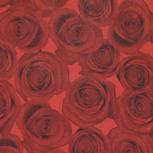 Itens Cuff papel de seda rosas vermelhas 25cm 100m